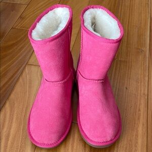 NEW Pink Mid-Calf Boots with Plush Lining